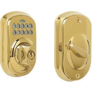 SCHLAGE BE365 C-KWY PLYMOUTH 605 Be Series Keypad Deadbolt Plymouth 605 | AC7BDQ 36Z098