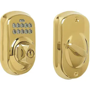 SCHLAGE BE365 C-KWY PLYMOUTH 605 Be Series Keypad Deadbolt Plymouth 605 | AC7BDQ 36Z098