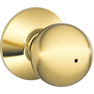 SCHLAGE F40 ORBIT 605 Medium Duty Knob Lockset Orbit Privacy | AC7BFY 36Z214