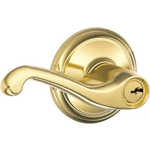 SCHLAGE F51 C-KWY FLAIR 605 Medium Duty Lever Lockset Flair Entry | AC7BGG 36Z227