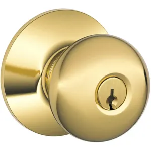 SCHLAGE F51 C-KWY PLYMOUTH 605 Medium Duty Knob Lockset Plymouth | AC7BGM 36Z236