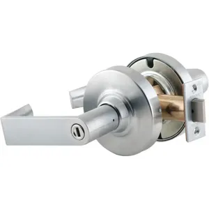 SCHLAGE ND40S RHODES 626AM Heavy Duty Lever Lockset Rhodes Privacy | AC7BJQ 36Z296