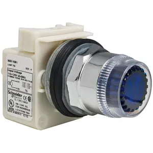 SCHNEIDER ELECTRIC 9001K1L1L Illuminated Push Button Operator 30mm Blue | AG6QNQ 45C319