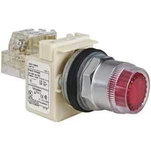 SCHNEIDER ELECTRIC 9001K1L35RH13 Illuminated Push Button 30mm 1no/1nc Red | AG6QNZ 45C328