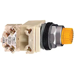 SCHNEIDER ELECTRIC 9001K2L35LYAH13 Illuminated Push Button 30mm 1no/1nc Amber | AG7DMR 5KCE8