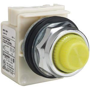 SCHNEIDER ELECTRIC 9001KP1Y31 Pilot Light Incandescent Yellow 110-120v | AG6QNM 45C457