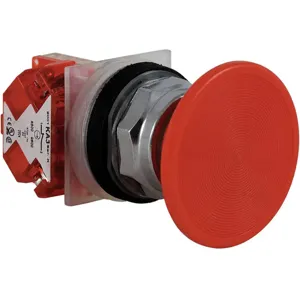 SCHNEIDER ELECTRIC 9001KR25RH6 Non-illuminated Push Button 30mm 1nc Red | AG7DDM 5FZK0