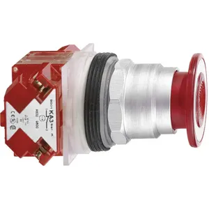 SCHNEIDER ELECTRIC 9001KR8R Non-illuminated Push Button Operator 30mm Red | AF9GGR 2EN42