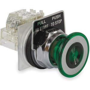 SCHNEIDER ELECTRIC 9001KR9GH13 Non-illuminated Push Button 30mm 1no/1nc Green | AF9KFX 2XVU8