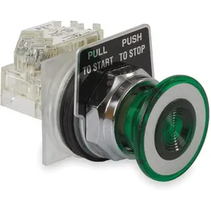 SCHNEIDER ELECTRIC 9001KR9GH13 Non-illuminated Push Button 30mm 1no/1nc Green | AF9KFX 2XVU8