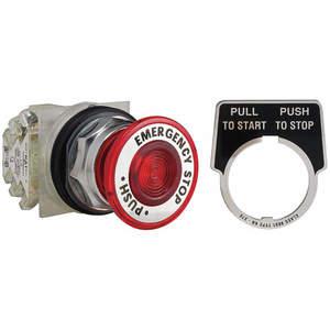 SCHNEIDER ELECTRIC 9001KR9R05H13 Non-illuminated Push Button 30mm 1no/1nc Red | AG6QUF 45C532