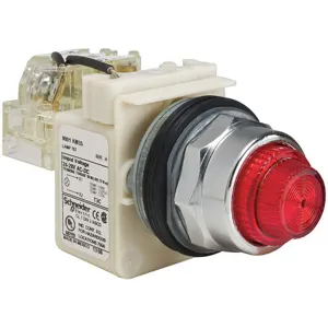 SCHNEIDER ELECTRIC 9001KT35R31 Push - Test Pilot Light Red Incandescent | AG6QVB 45C561