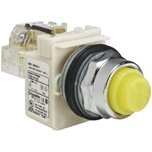 SCHNEIDER ELECTRIC 9001KT38LYY31 Push - Test Pilot Light Yellow Led | AG6QVK 45C569