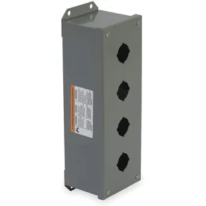 SCHNEIDER ELECTRIC 9001KYAF4 Push Button Enclosure 30mm 4 Holes Steel | AF9JHB 2NMC2