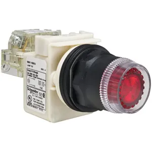 SCHNEIDER ELECTRIC 9001SK1L35RH13 Illuminated Push Button 30mm 1no/1nc Red | AG6QVY 45C583