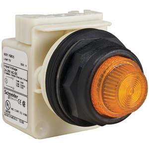 SCHNEIDER ELECTRIC 9001SKP35A31 Pilot Light Incandescent Amber 24-28vac/dc | AG6QWZ 45C609