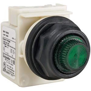 SCHNEIDER ELECTRIC 9001SKP38G31 Pilot Light Incandescent Green Fresnel Lens | AG6QXJ 45C619