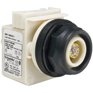 SCHNEIDER ELECTRIC 9001SKP38LY Pilot Light Led Yellow 120vac/dc No Lens | AG6QXT 45C627