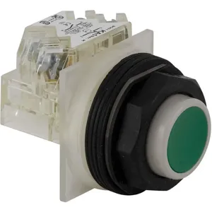 SCHNEIDER ELECTRIC 9001SKR3GH13 Non-illuminated Push Button 30mm 1no/1nc Green | AG7DFH 5FZR5