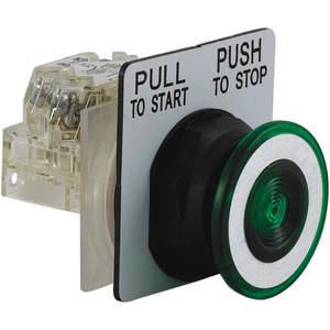 SCHNEIDER ELECTRIC 9001SKR9GH13 Non-illuminated Push Button 30mm 1no/1nc Green | AF9JKY 2NMK9