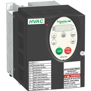 SCHNEIDER ELECTRIC ATV212HU40M3X Variable Frequency Drive 5 Hp 208-240v | AG7FQK 6MVA0