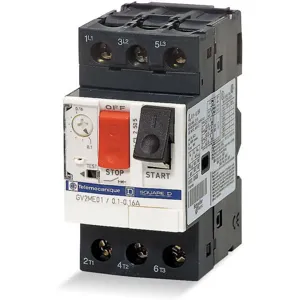 SCHNEIDER ELECTRIC GV2ME16 Motor Circuit Protector, 3 Pole, 9 - 14 A | AH9JVM 3CY90