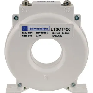 SCHNEIDER ELECTRIC LT6CT4001 Solid Core Current Transformer, 400 A, TeSys T | AG7GDY 6UKV8