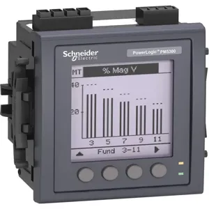 SCHNEIDER ELECTRIC METSEPM5560 Power Meter, Flush Mount, LCD screen, 20 to 690 V | AG2FBT 31HK34