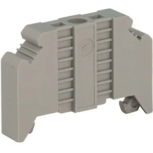 SCHNEIDER ELECTRIC NSYTRAABV35 End Clamp, Screw-on For 35 mm DIN Rails, Grey | AF7YVM 23NY28