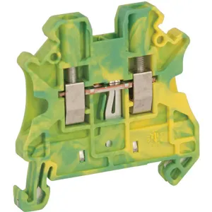 SCHNEIDER ELECTRIC NSYTRV22PE Terminal Block Screw Clamp Tech Grounding Block | AF7YUX 23NY14