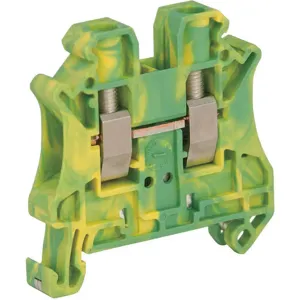 SCHNEIDER ELECTRIC NSYTRV62PE Terminal Block Screw Clamp Tech Grounding Block | AF7YUZ 23NY16