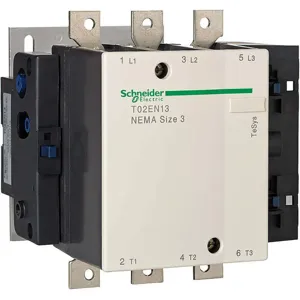 SCHNEIDER ELECTRIC T02JN13F7 Contactor Nema 120vac | AF6MPM 19YJ48