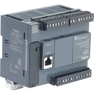 SCHNEIDER ELECTRIC TM221C24R Controller 24VDC 4.17 Inch Height Compact | AH4UZG 35LX35