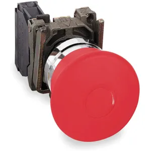 SCHNEIDER ELECTRIC XB4BT845 E-Stop Push Button, 22mm, Mushroom Head, Red | AG7ERM 6HK82