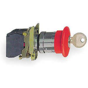 SCHNEIDER ELECTRIC XB4BS9445 E-stop Push Button 22mm 1no/1nc Red | AG7ERL 6HK80