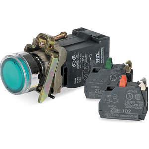 SCHNEIDER ELECTRIC XB4BW3345 Illuminated Push Button 22mm 1no/1nc Green | AG7ETJ 6HL08
