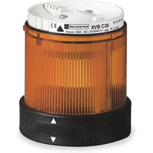 SCHNEIDER ELECTRIC XVBC4M5 Tower Light Flashing 48 To 230v 70mm Amber | AG7EVK 6HM45