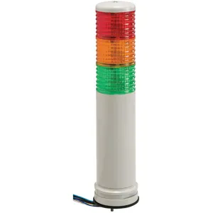 SCHNEIDER ELECTRIC XVC6M3K Tower Light Red/orange/green Base Mount | AG4KQJ 34D592