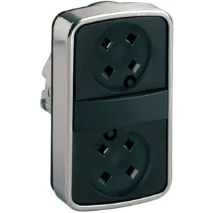 SCHNEIDER ELECTRIC ZB4BA79 Multi-head Push Button Illuminated 22mm Metal | AG6UYT 48K757