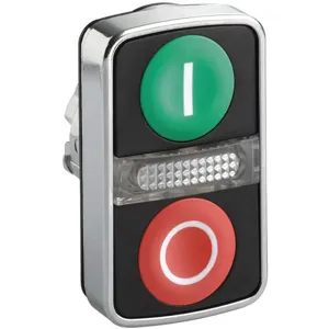 SCHNEIDER ELECTRIC ZB4BW7A3741 Multi-head Push Button Illuminated 22mm Chrome | AG7GGL 6XTG0