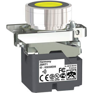 SCHNEIDER ELECTRIC ZB4RTA5 Drucktaster mit Sender Gelb 22 mm | AF6FZA 12Z291