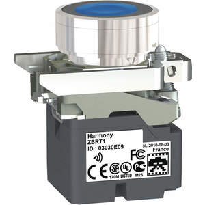 SCHNEIDER ELECTRIC ZB4RTA6 Push Button with Transmitter Blue 22mm | AF6FZB 12Z292