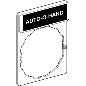 SCHNEIDER ELECTRIC ZBY2385 Legend Plate Rectangular Auto Hand | AF7HEG 21AH36