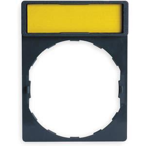 SCHNEIDER ELECTRIC ZBY4101 Beschriftungsschild, rechteckig, weiß oder gelb | AG7FNL 6JC72