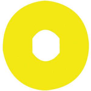 SCHNEIDER ELECTRIC ZBY9101 Leere Beschriftungsplatte, rund, gelb | AF7HEE 21AH34