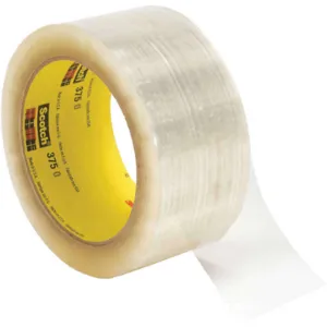 SCOTCH 375 Carton Sealing Tape Clear 48mm x 50m | AF7ZYC 24A626