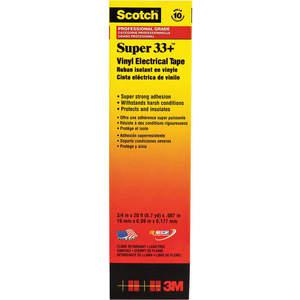 SCOTCH 33+ SUPER-3/4x20FT Isolierband 3/4 x 20ft 7mil Schwarz – 10er-Pack | AB8WHN 2A226