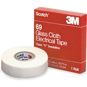 SCOTCH 69-3/4 Electrical Tape 3/4 x 66 Feet 7 Mil White | AB8WJH 2A458