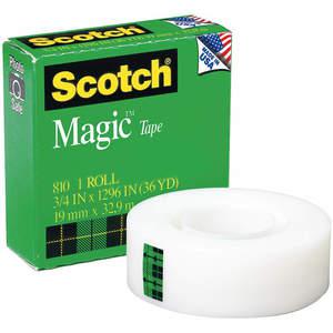 SCOTCH 810 Office Tape Transparent 3/4 Inch x 36 Yard | AB8WMM 2A684