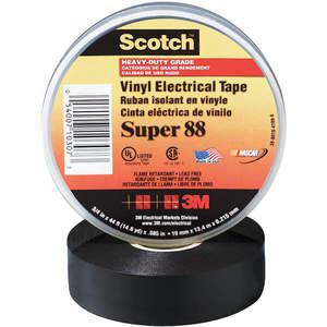 SCOTCH 88-Super-3/4x66FT Electrical Tape 3/4 x 66ft 8.5 Mil Black | AB8WHP 2A227